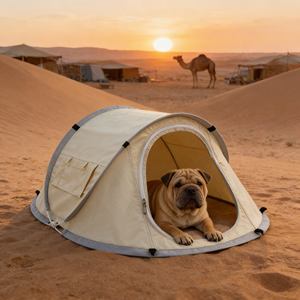 Tente de camping pour animaux de compagnie de qualité supérieure, professionnelle, pour l'extérieur, avec fenêtre, pour <span class=keywords><strong>la</strong></span> randonnée, le camping, les abris et les aventures - Product Image 1