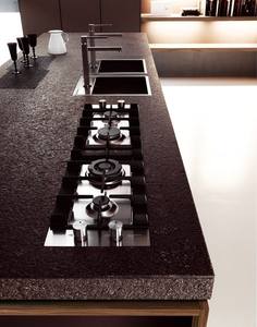 Pour les armoires de cuisine américaines modernes, garantie de 5 ans, montage mural, placage de bois, panneau mélaminé, surface acrylique, porte, dosseret - Product Image 4