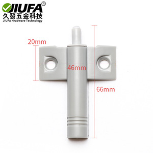 Amortisseur de porte Jiufa en plastique gris anti-bruit, amortisseur de tiroir de placard au design minimaliste pour usage en armoire - Product Image 3