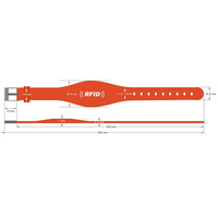 Bracelet en Silicone Nfc, 13.56Mhz, pour Fitness et Club