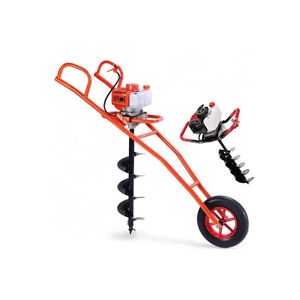 Tarière manuelle à lame spirale pour forage de trous de jardinage, pêche sur glace, plantation d'arbres et travaux agricoles, retour facile, machine à creuser le sol - Product Image 1