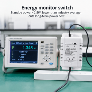 Interruptor Inteligente de Control Climático Tuya de 16A - Sensor de Temperatura y Humedad WiFi de Grado Industrial con Medidor de Energía para Sistemas HVAC - Product Image 2