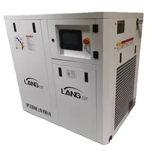 Langair Grande desconto 10 HP 7.5 kw inversor parafuso compressor de ar 15 kw parafuso compressor 20 hp parafuso compressor máquina