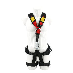 Zhongyu Full Body Safety Harness 100kg Load 3 D-Rings Black Seat <b>Belt</b> for High Altitude <b>Work</b> and Rescue - Product Image 3