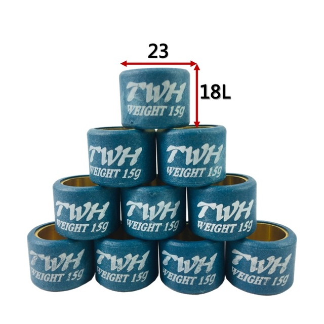 TWH XMAX300 Elite300 Motorcycle 23x18mm A+ Variator Weight Rollers