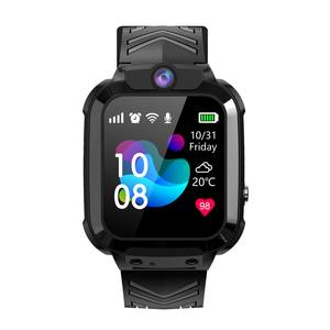 Reloj inteligente para niños, teléfono Gps, reloj de pulsera para niños, reloj azul de silicona Digital Gps, videollamada para niños, tarjeta SD portátil negra - Product Image 3