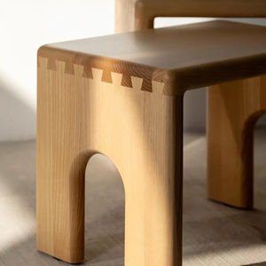 เก้าอี้ไม้สไตล์ยุโรปทนทานสำหรับเด็กเตียงนอนโรงเรียนอนุบาลเก้าอี้บันไดอเนกประสงค์ทันสมัยสำหรับเด็ก - Product Image 1