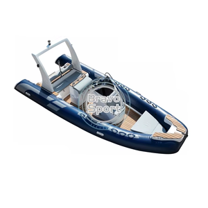 Bote Inflable de Fibra de Vidrio de 20 pies para Pesca, <span class=keywords><strong>con</strong></span> <span class=keywords><strong>Volante</strong></span>, Bote Neumático Hypalon 580, Más Vendido - Product Image 5