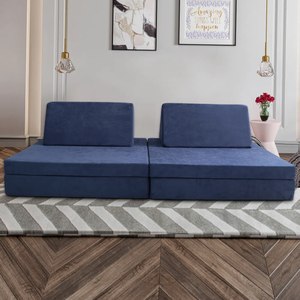 Saien nueva esponja de alta calidad ecológica Loveseat niños plegable Sleeper Modular niños sofá cama para niños pequeños y bebés - Product Image 3
