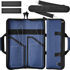 Free Sample Personalized Luxury EVA Water Resistant Durable Kitchen Chef Knife Storage <b>Roll</b> Portable <b>Tool</b> <b>Roll</b> Bag - Product Image 4