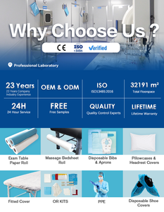 Usine chinoise fabrication robe d'isolement jetable personnalisée prix bon marché robes chirurgicales non tissées médicales robes isolées médicales - Product Image 6