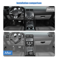 Autocollants de protection pour le volant, la décoration de la console centrale et la navigation intérieure pour Dodge Challenger 2009-2014