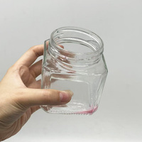 Offre Spéciale – Bocaux en Verre Carrés Filetés de Qualité Alimentaire (520ml, 380ml, 260ml) avec Couvercle à Vis pour Confitures, Miel et Stockage Domestique