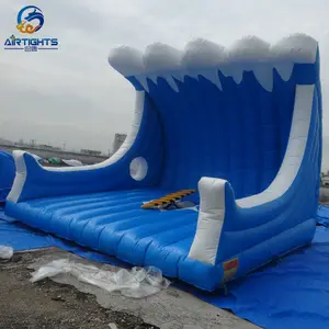 पानी पार्क के लिए यांत्रिक सर्फ सिम्युलेटर किराये/inflatable सर्फिंग खेल सिमुलेशन