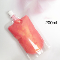 Vente en gros DIY Bulk Vegan Clear Matte Gel Bucket En Gros Lip Gloss Base Gel 200ml clear De Lipgloss Base