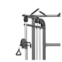 Appareil de musculation professionnel multifonctionnel réglable à double poulie pour salle de sport commerciale