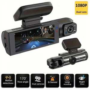 1080P Wifi <strong>Dash</strong> <strong>Cam</strong> Wireless Dual Lens Car Black Box 3.16inch IPS Screen With IR Night Vision Loop Recording Car Dvr DashCam - Product Image 3