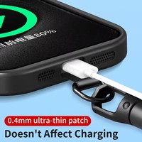 Lanière de téléphone universelle avec clip amélioré anti-chute Rotation à 360 ° Sangle de cou/bandoulière réglable pour iPhone 17 Pro Max 16 Plus