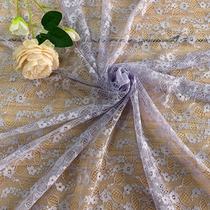Tela Jacquard de Poliéster con Patrón de Encaje Elegante al por Mayor, Textil Suave para <span class=keywords><strong>Vestidos</strong></span> de Novia, Decoración del Hogar, Velos y Cortinas - Product Image 2