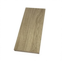 Planche de terrasse en PVC composite solide antidérapante stratifiée de luxe, aspect bois véritable chêne, pour jardin, terrasse, bord de piscine
