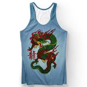 Top vente débardeur personnalisé à séchage rapide imprimé par sublimation - Product Image 3