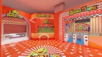 HELLO CAT Équipement de terrain de jeu intérieur interactif pour enfants, en ABS écologique, pour salles de jeux commerciales, maternelles et centres de jeux pour enfants