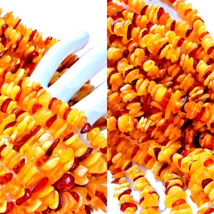 Perline forate lucidate ambra baltica forma libera colore giallo e marrone 16 pollici Strand souvenir <span class=keywords><strong>Amber</strong></span> stones - Product Image 6