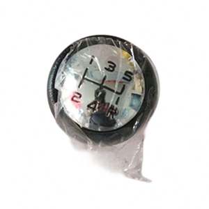 Pommeau de levier de vitesse 5 vitesses de haute qualité chromé avec convertisseur pour <span class=keywords><strong>Peugeot</strong></span> - Product Image 1