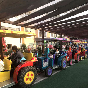 เครื่องเล่นรถไฟฟ้าขนาดเล็กสำหรับเด็กในสวนสนุก รถไฟฟ้าขนาดเล็กสำหรับเด็กพร้อมรางขาย - Product Image 4