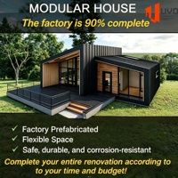 Casa Prefabricada de Acero Galvanizado Ecológica, de Ensamblaje Rápido, Modular, Pequeña, para Hotel y Residencial