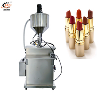 Machines de remplissage semi-automatiques pour baumes à lèvres, crèmes cosmétiques, petites cires liquides et liquides chauds, avec agitation chauffante, pour petites entreprises