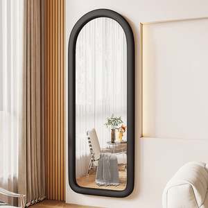 Grand miroir d'arche d'habillage pleine longueur pour décoration intérieure moderne LED personnalisé avec cadre métallique en verre et spots multifonctionnels pour usage domestique - Product Image 4