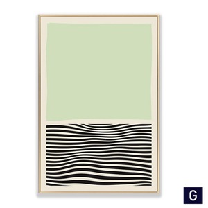 Abstrait géométrique Art toile peinture <span class=keywords><strong>Orange</strong></span> affiche moderne Simple mur Art photo pour salon chambre décoration de la maison - Product Image 3