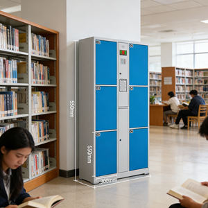 Casier intelligent en métal pour <span class=keywords><strong>colis</strong></span> <span class=keywords><strong>express</strong></span>, vestiaires de salle de sport, supermarchés et banques - Product Image 4