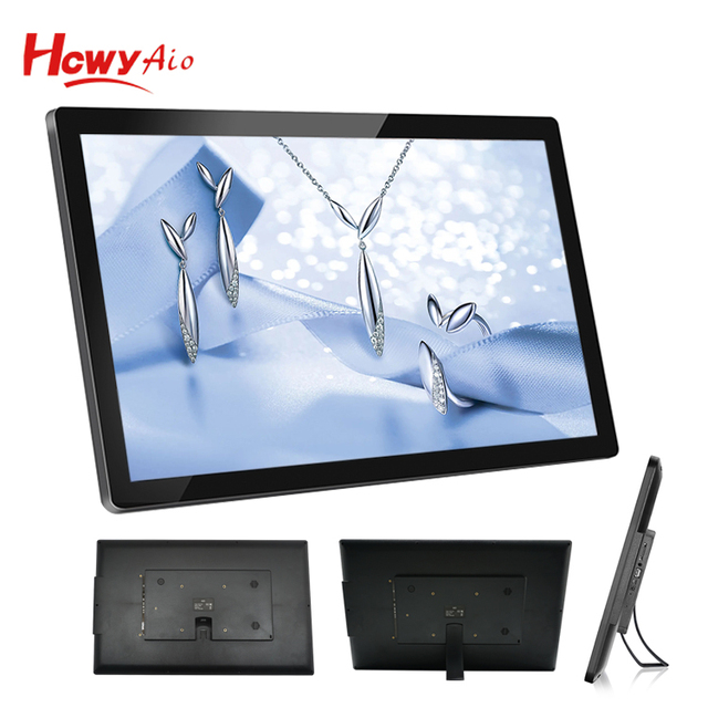 Large Size Desktop 24 Inch Wifi 6 Android 13 Tablet Advertising Players Wall Mounted Touch Screen Digital Signage AIO Tablet