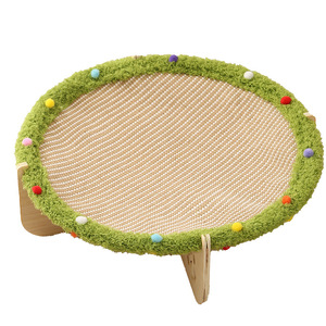 Rascador de sisal para gatos, duradero y resistente a mordidas, rascador de madera para gatos para dormir, adecuado para todas las estaciones. - Product Image 1