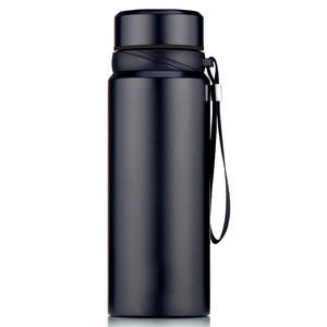 Bouteille d'eau isotherme 1L avec logo personnalisé, garde au chaud et au froid, thermos pour thé, flacons sous vide, bouteilles thermos en acier inoxydable, gobelet à slush - Product Image 1