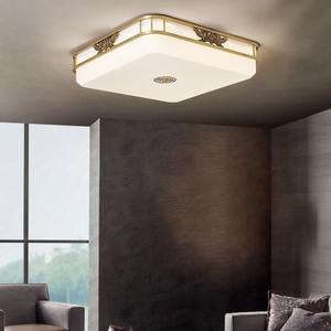 Plafonnier LED Minimaliste Moderne Nouveau Style Chinois Lampe Tout en Cuivre pour Salon Chambre et Bureau Créatif Tout en Cuivre - Product Image 2