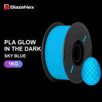 Filament PLA Pro Bleu Luminescent dans l'Obscurité 1KG Haute Résistance Précision 1.75mm Impressions Détaillées pour Modèles Décoratifs et Prototypage Artisanat