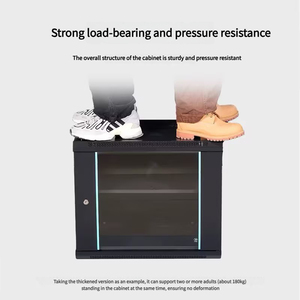 Chất lượng cao Wall <span class=keywords><strong>Mount</strong></span> 9U CCTV bao vây <span class=keywords><strong>Rack</strong></span> trường hợp sẵn sàng Quản Lý Kho Mạng tủ - Product Image 3