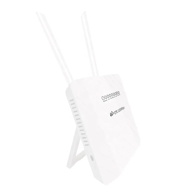 High Speed Cat6 4G CPE Router 11AC 1200mbps Dual Band Sim Card Wireless Wifi Router With 2 External Detachable Antenna