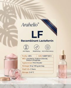 Polvere di Lactoferrina Ricombinante LF, Purezza ≥95%, Materia Prima Cosmetica per Formulazioni di Cura della Pelle - Product Image 1