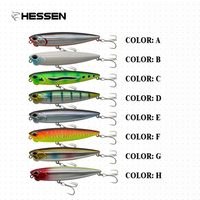 Leurre de pêche Hessen OEM 65mm 6g 100mm 14g 110mm 20g pour la pêche au bar, leurre crayon longue portée, stickbait eau douce