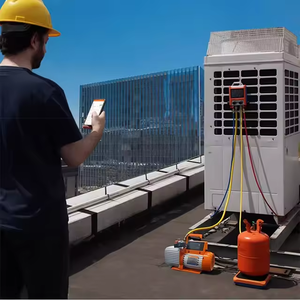 Pompe à vide d'air AC Elitech SVP-7 2 étapes 7CFM 3/4Hp pour climatisation et réfrigération HVAC avec écran tactile - Product Image 3