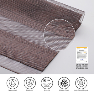 ZSTARR moderno smart WiFi motorizzato telecomando pannelli trasparenti finestra zebra tende con pannello solare per sala di preghiera - Product Image 4