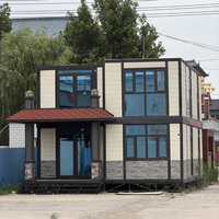 Casa Contenedor Prefabricada Moderna Multifuncional y Altamente Práctica, Estructura de Acero Económica de Alta Calidad, Salón para Supermercado