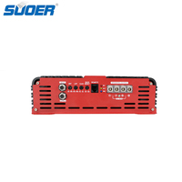 Amplificateur de voiture Suoer BP-1500 classe D haute efficacité 12V monobloc, amplificateur de subwoofer à puissance stable avec protection contre les surcharges et thermique