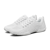 Chaussures de cheerleading blanches les plus vendues pour l'entraînement et la compétition des équipes de cheerleading, avec semelle en caoutchouc durable