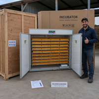 Haute qualité automatique micro-ordinateur contrôlé prix compétitif 3168 oeufs Setter incubateur équipement d'écloserie pour poulet