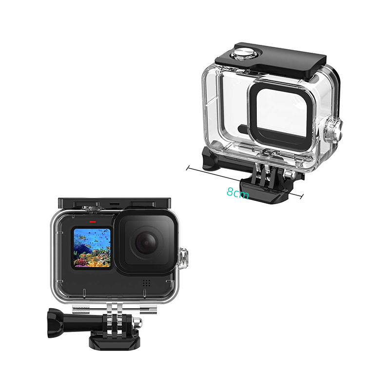 HONGDAK for gopro Hero 10 11 12 Protective Diving Housing Waterproof Case for gopro 12 Action Camera Waterproof Case